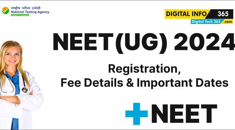 NEET 2024 Registrations Date