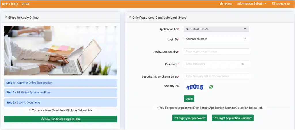 NEET 2024 Registration and Fee Details 2 NEET UG Registration Form 2024