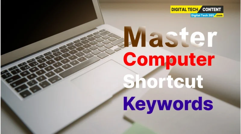 Computer Shortcut Keywords